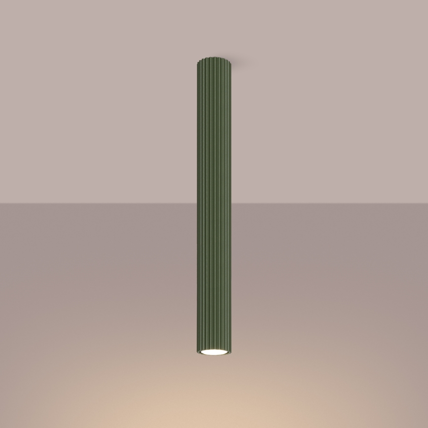 Faretto KARBON 1xGU10/10W/230V 60 cm verde