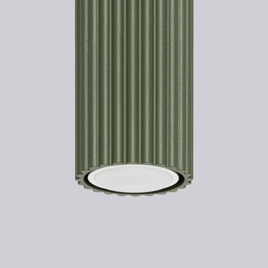 Faretto KARBON 1xGU10/10W/230V 60 cm verde