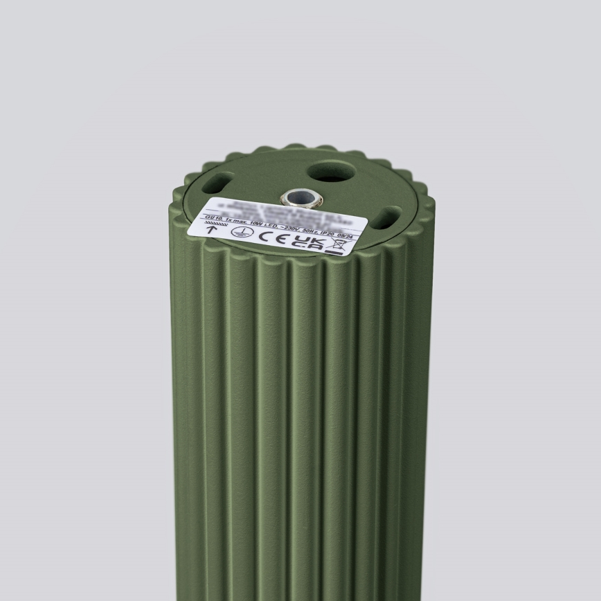 Faretto KARBON 1xGU10/10W/230V 60 cm verde