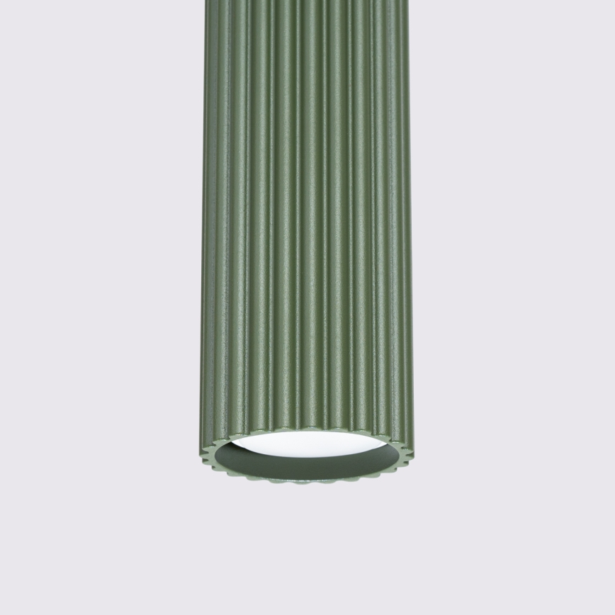 Suspension filaire KARBON 3xGU10/10W/230V vert