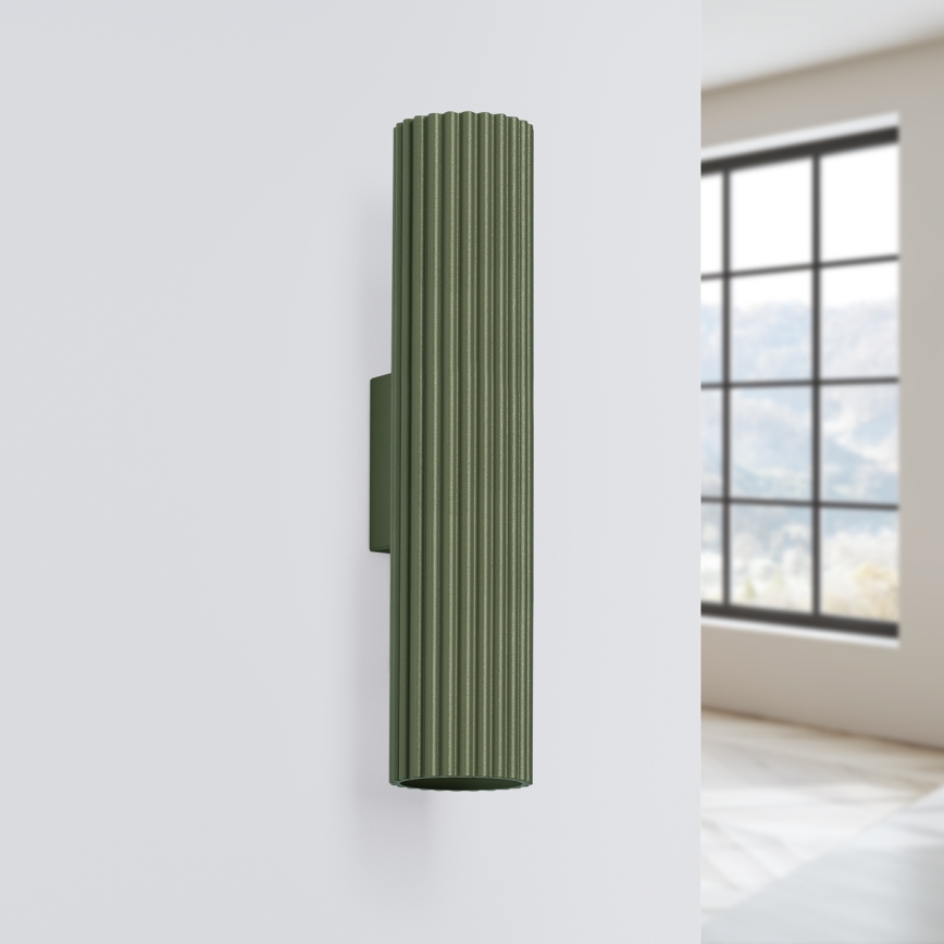 Applique KARBON 2xGU10/10W/230V verde