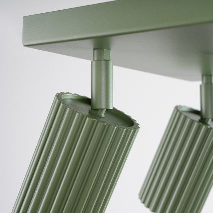 Strahler KARBON 4xGU10/10W/230V grün