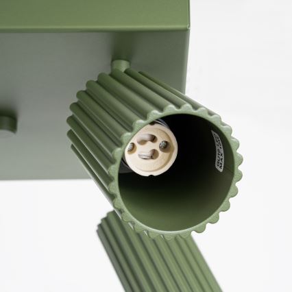 Strahler KARBON 4xGU10/10W/230V grün