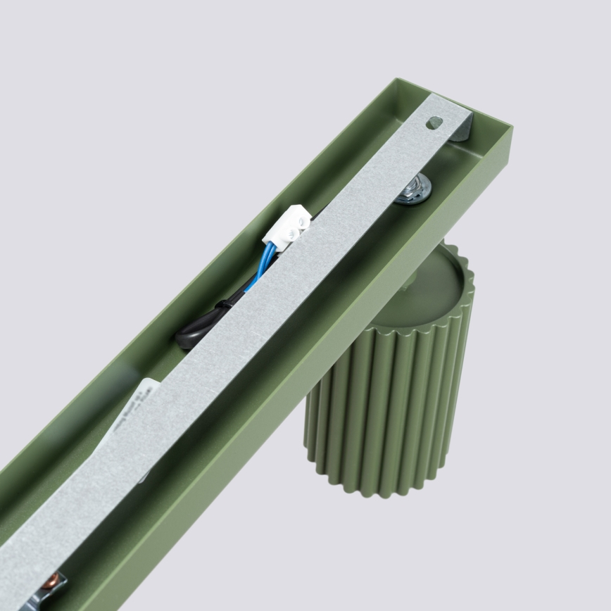 Faretto KARBON 6xGU10/10W/230V verde