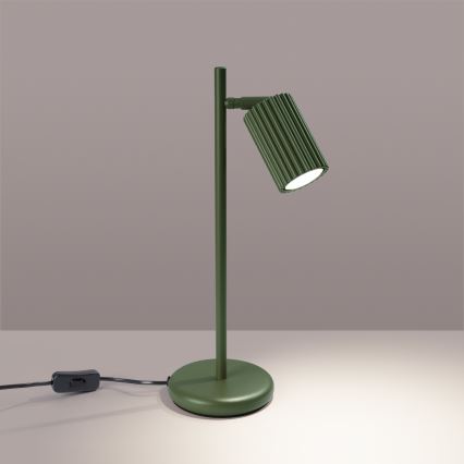 Lampada da tavolo KARBON 1xGU10/10W/230V verde