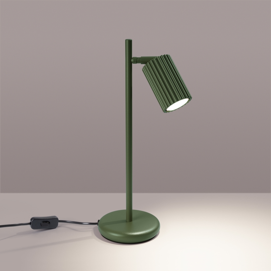 Lampada da tavolo KARBON 1xGU10/10W/230V verde