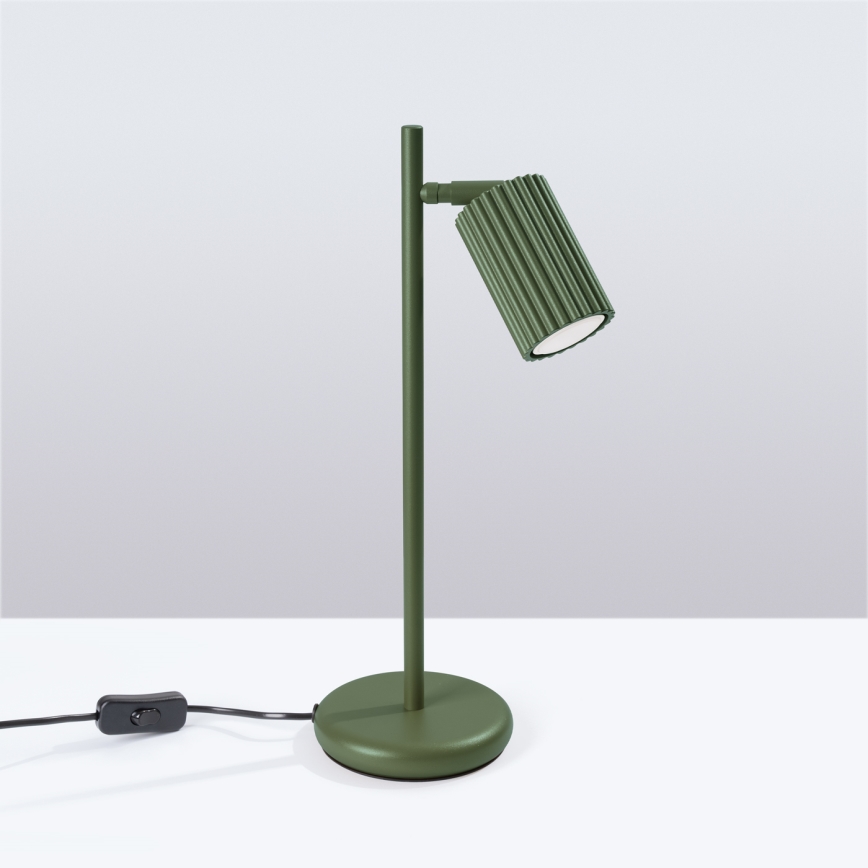 Lampada da tavolo KARBON 1xGU10/10W/230V verde