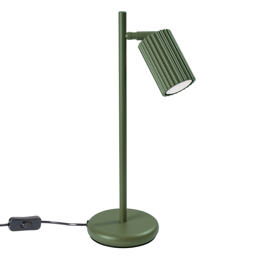 Lampada da tavolo KARBON 1xGU10/10W/230V verde
