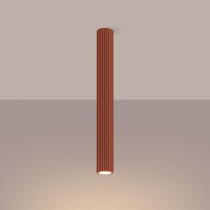 Faretto KARBON 1xGU10/10W/230V 60 cm rosso
