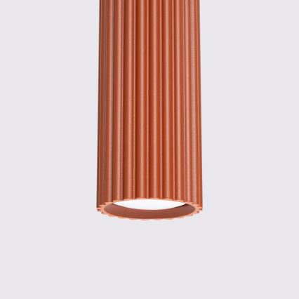 Suspension filaire KARBON 3xGU10/10W/230V rouge