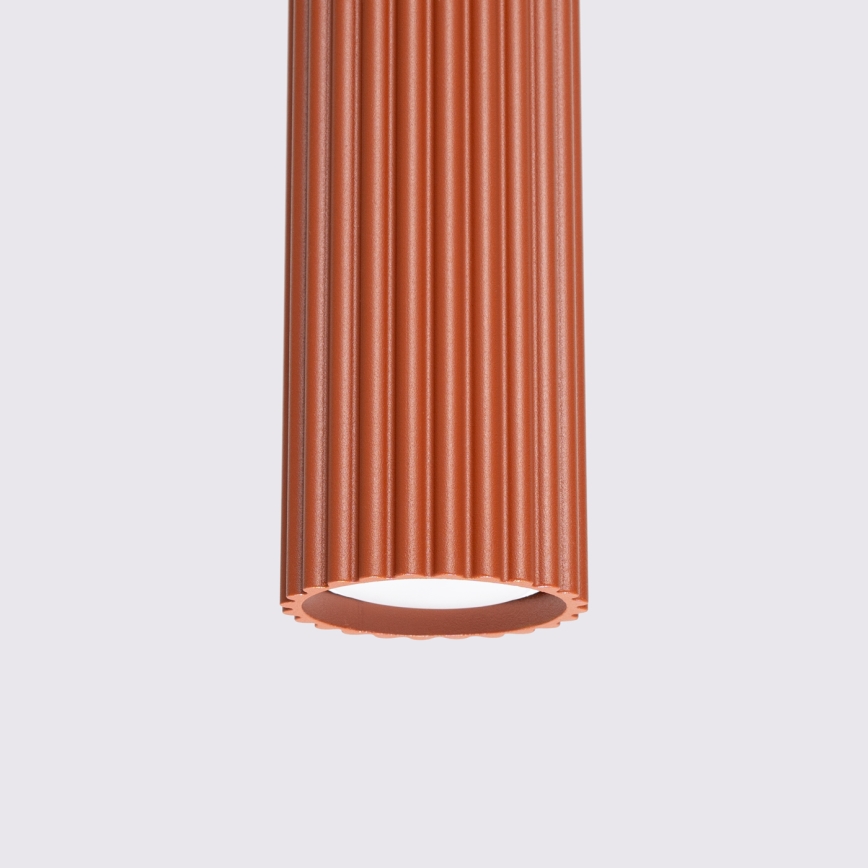 Suspension filaire KARBON 3xGU10/10W/230V rouge