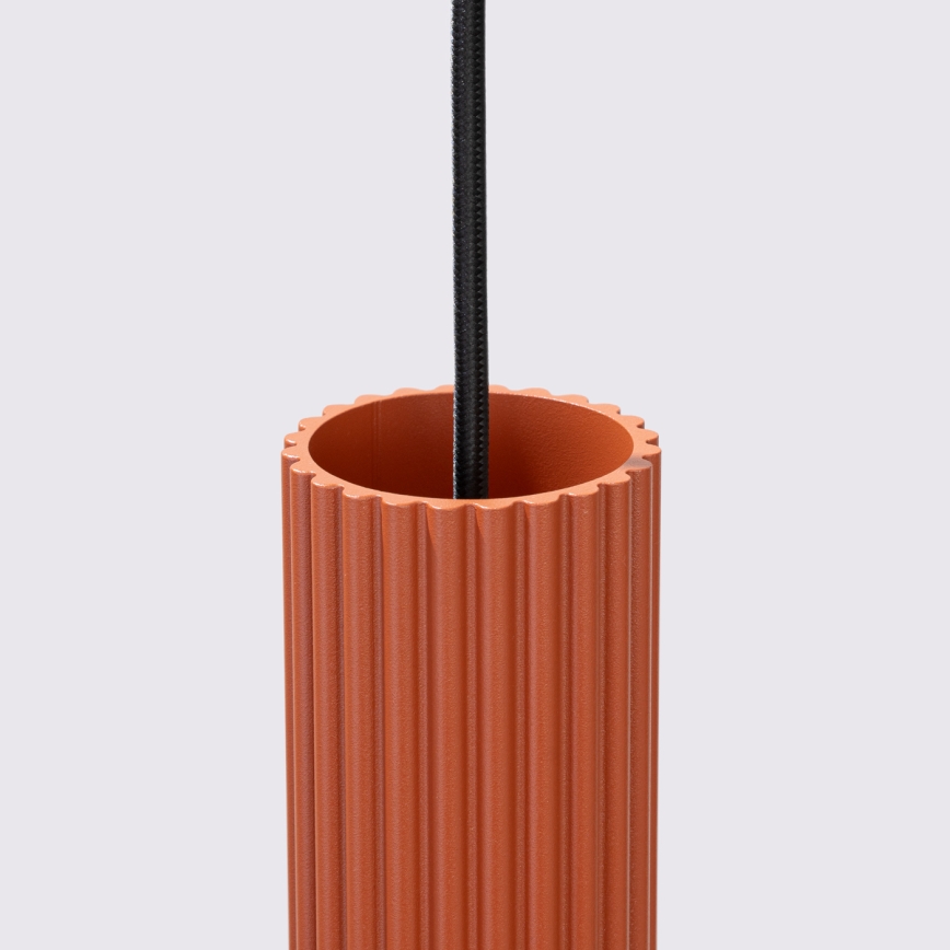 Suspension filaire KARBON 3xGU10/10W/230V rouge