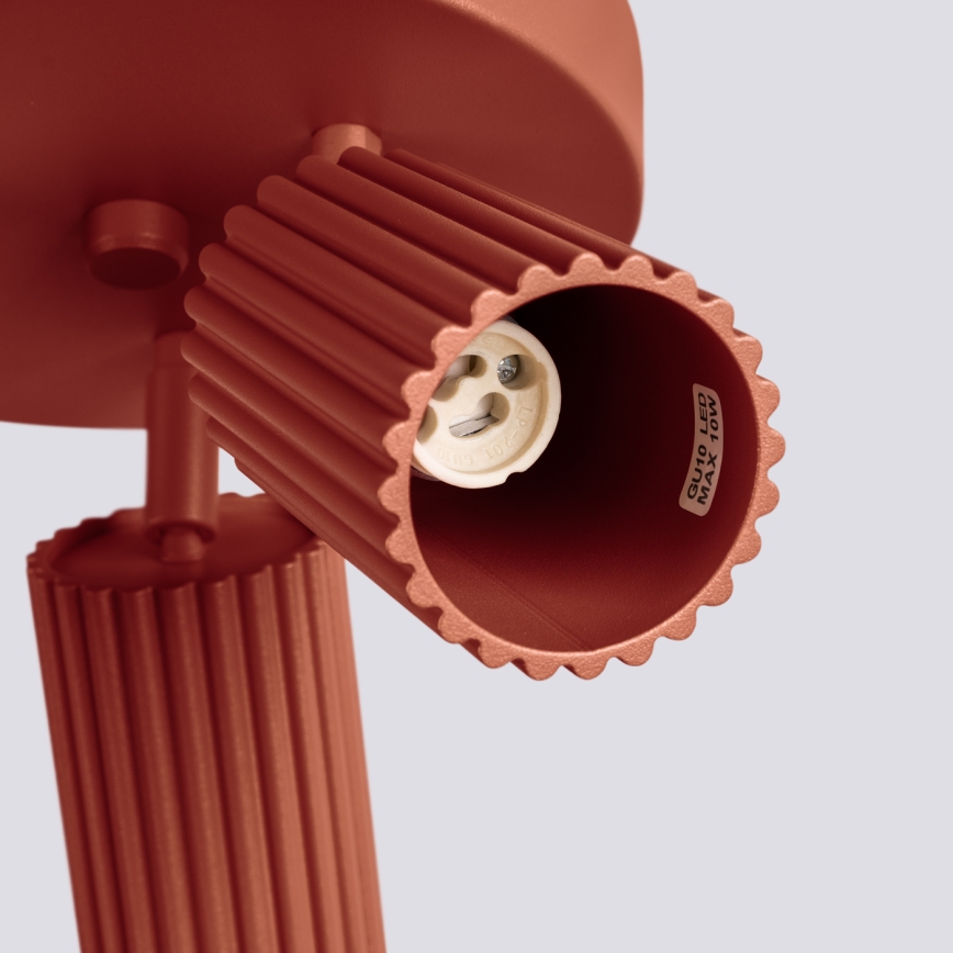 Faretto KARBON 3xGU10/10W/230V rosso