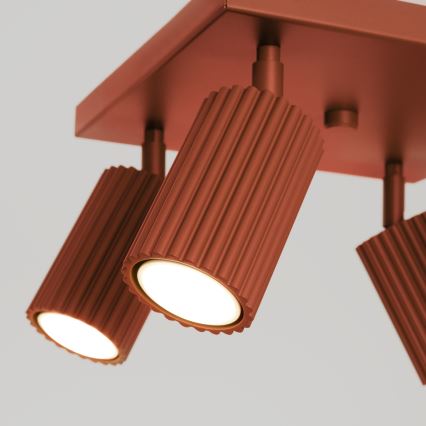 Strahler KARBON 4xGU10/10W/230V rot