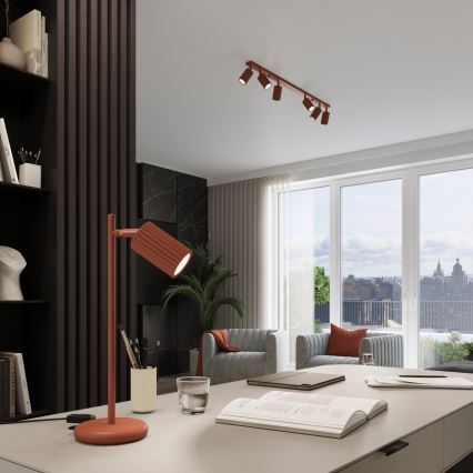 Lampada da tavolo KARBON 1xGU10/10W/230V rosso