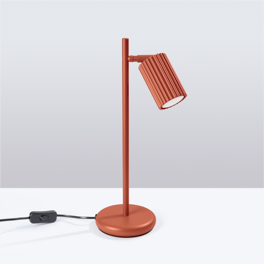 Lampada da tavolo KARBON 1xGU10/10W/230V rosso