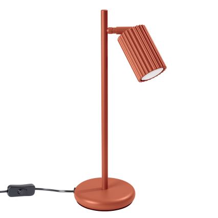 Lampada da tavolo KARBON 1xGU10/10W/230V rosso