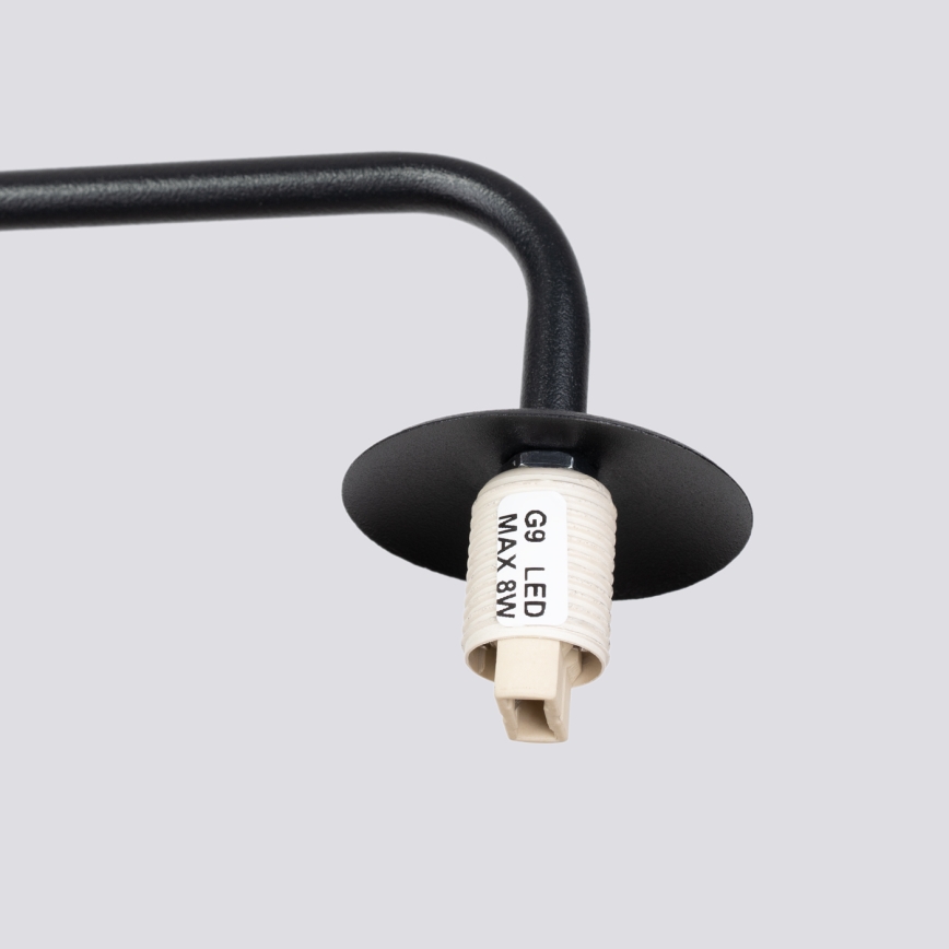 Applique ASTRAL 1xG9/8W/230V nero