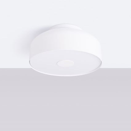 Plafonnier OMIQ 4xE27/15W/230V Ø 30 cm blanc