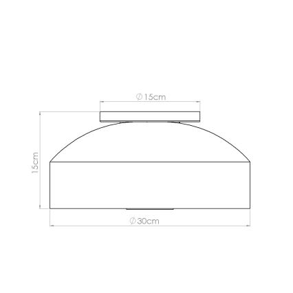 Deckenleuchte OMIQ 4xE27/15W/230V, Ø 30 cm, cremefarben