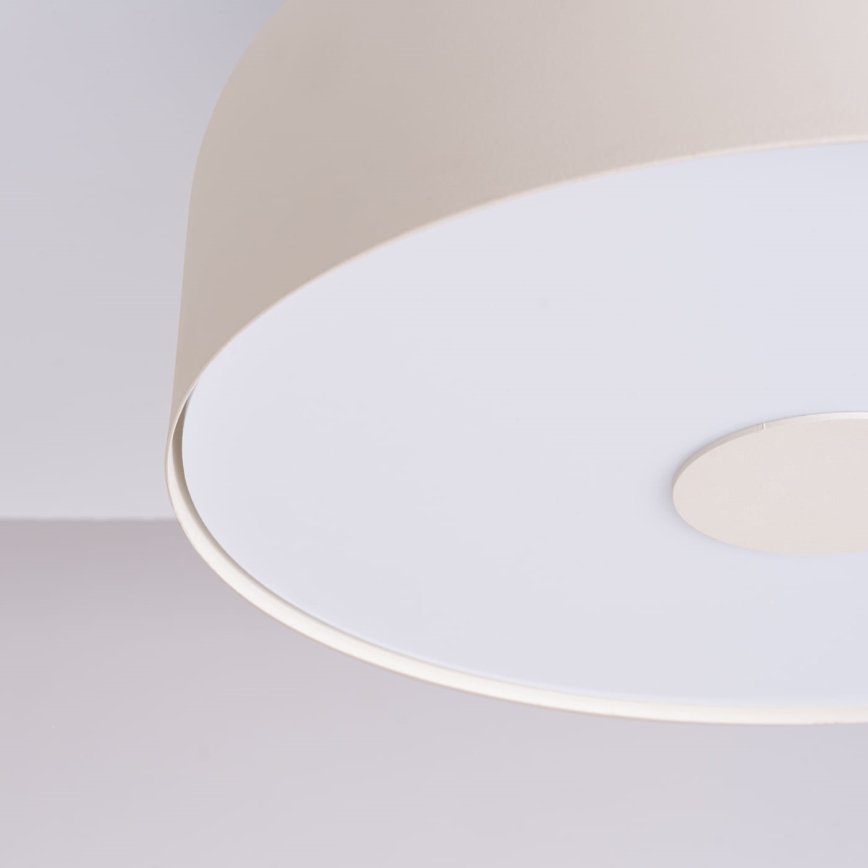 Plafoniera OMIQ 4xE27/15W/230V Ø 30 cm crema