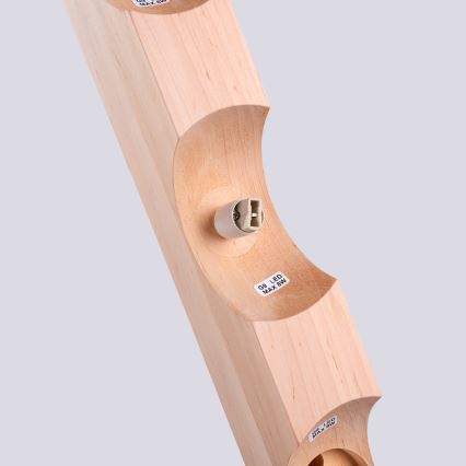 Plafonnier BULBO 3xG9/8W/230V hêtre/blanc