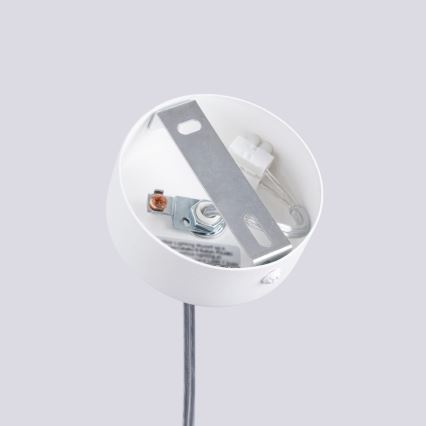 Lampadario a sospensione con filo LAMI 1xGU10/10W/230V bianco