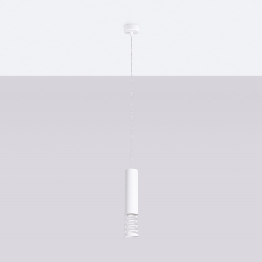 Suspension filaire LAMI 1xGU10/10W/230V blanc