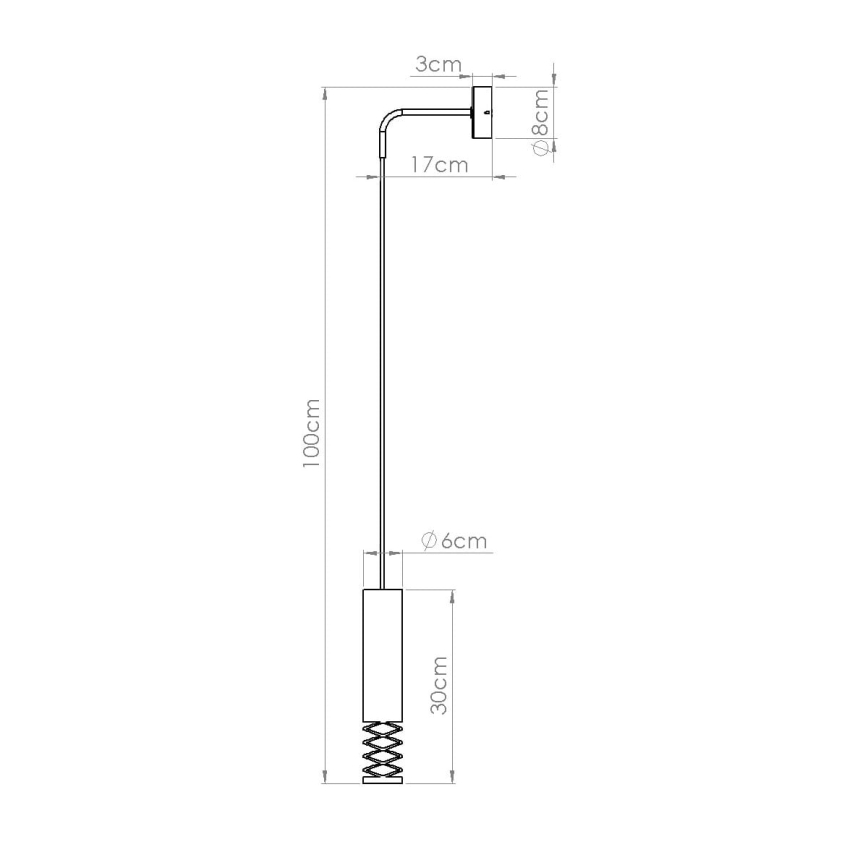 Applique murale LAMI 1xGU10/10W/230V blanc