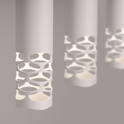 Lampadario a sospensione con filo LIRO 3xGU10/10W/230V bianco