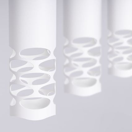 Lampadario a sospensione con filo LIRO 3xGU10/10W/230V bianco