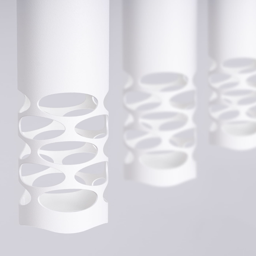 Lampadario a sospensione con filo LIRO 3xGU10/10W/230V bianco