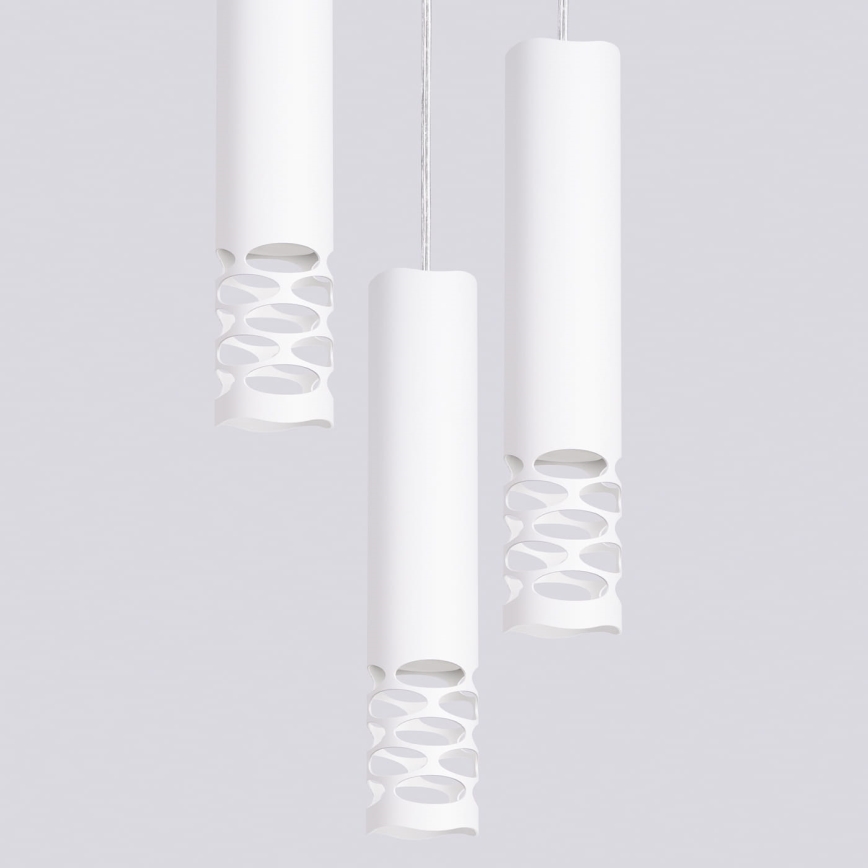 Suspension filaire LIRO 3xGU10/10W/230V blanc
