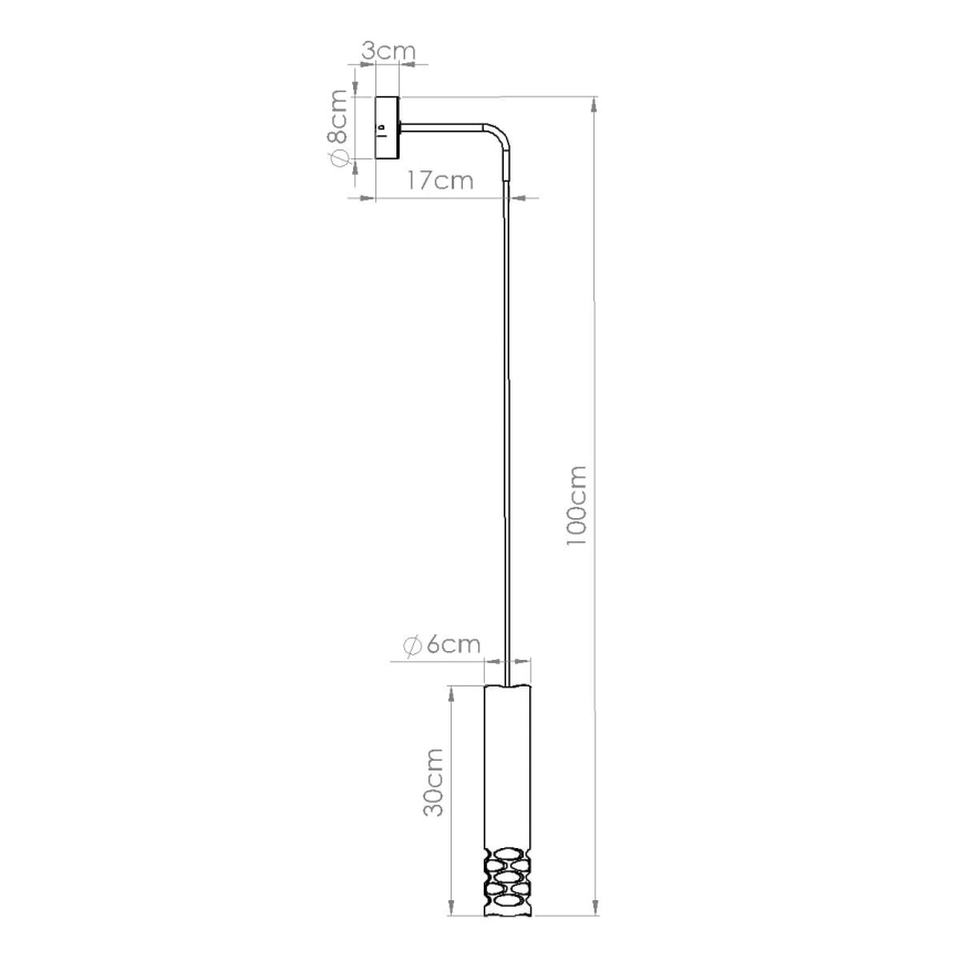 Applique murale LIRO 1xGU10/10W/230V blanc