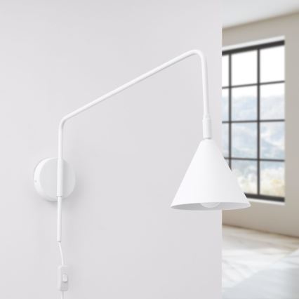 Applique murale NOX 1xE14/10W/230V blanc