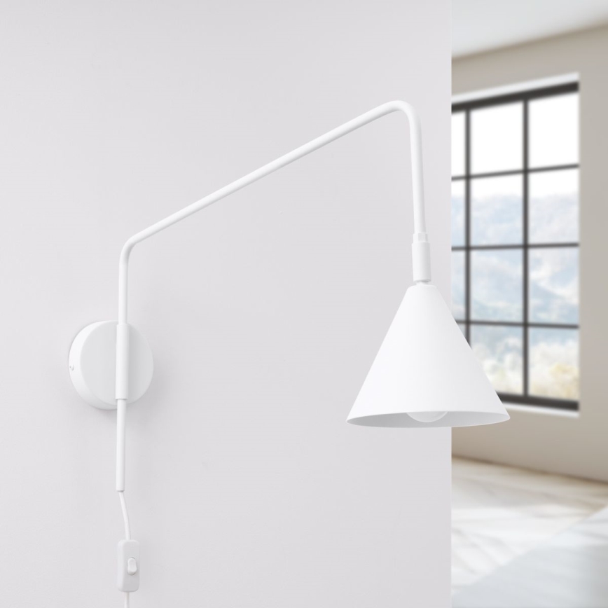 Applique murale NOX 1xE14/10W/230V blanc