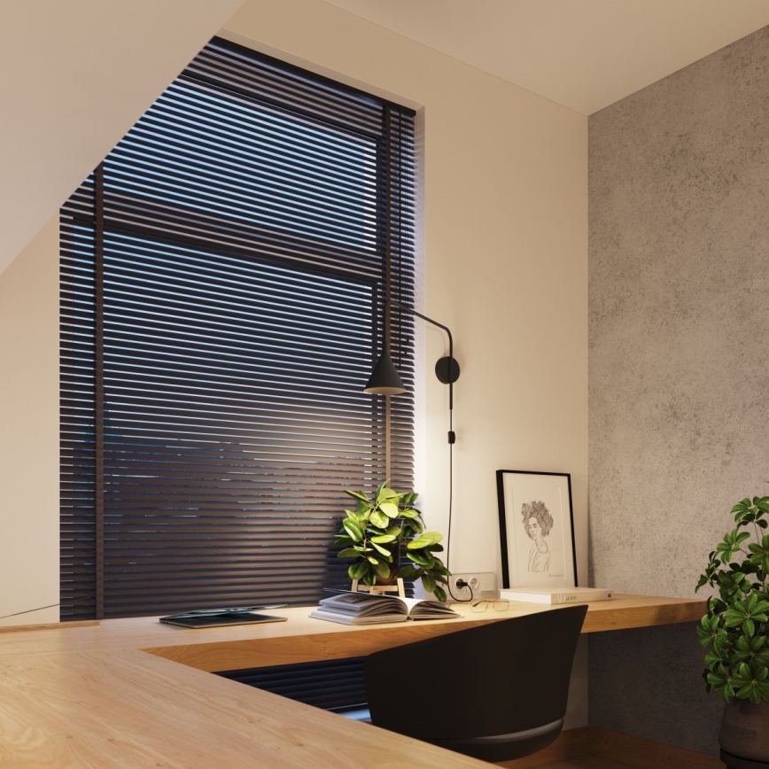 Applique murale NOX 1xE14/10W/230V noir