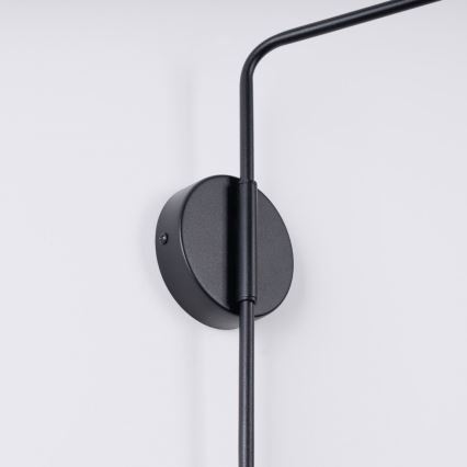 Applique murale NOX 1xE14/10W/230V noir