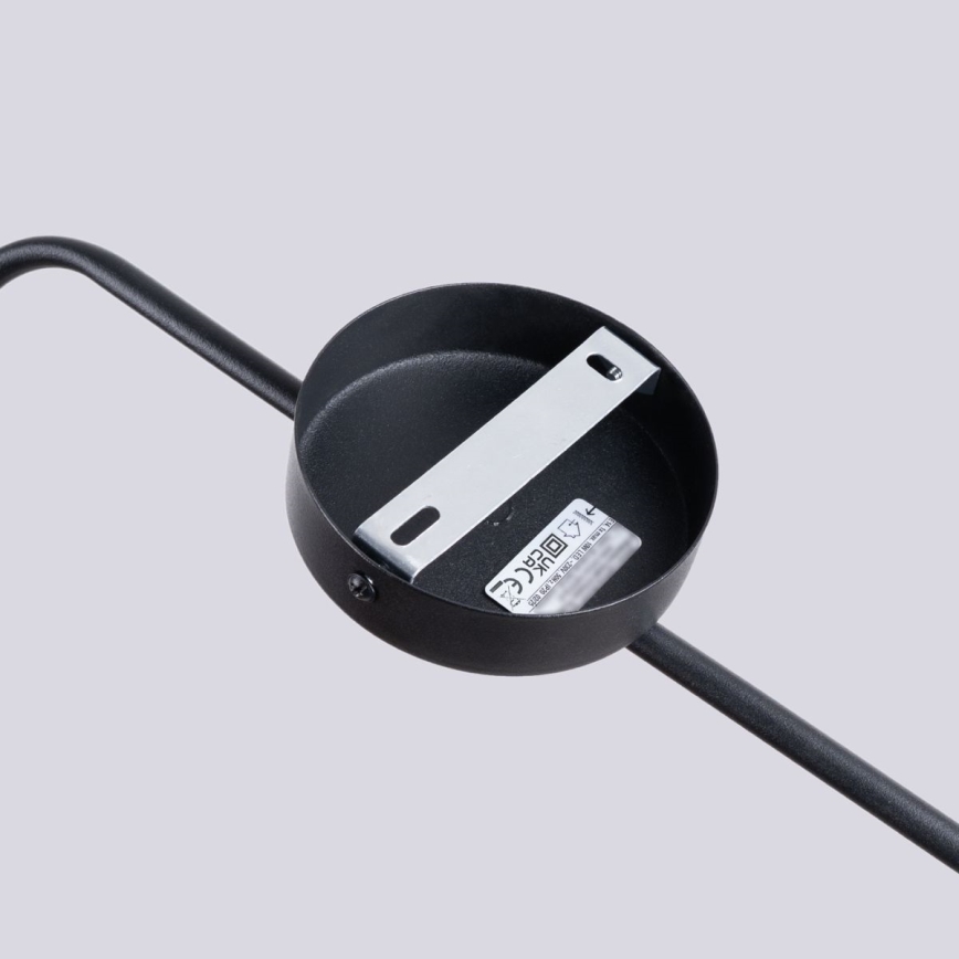 Applique murale NOX 1xE14/10W/230V noir