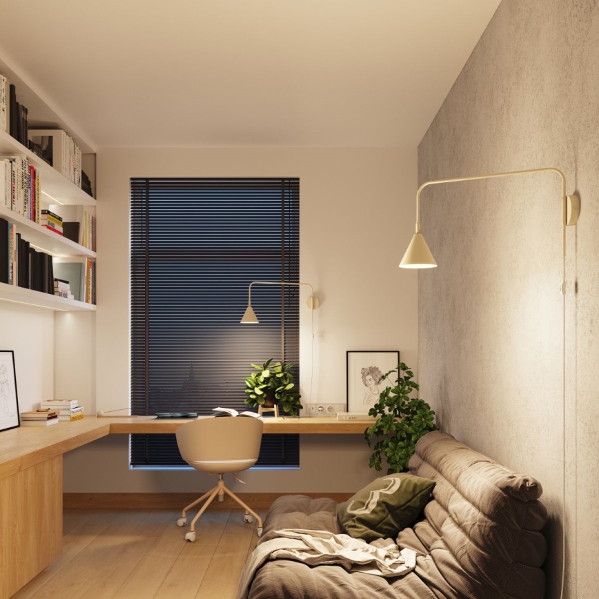 Applique murale NOX 1xE14/10W/230V crème