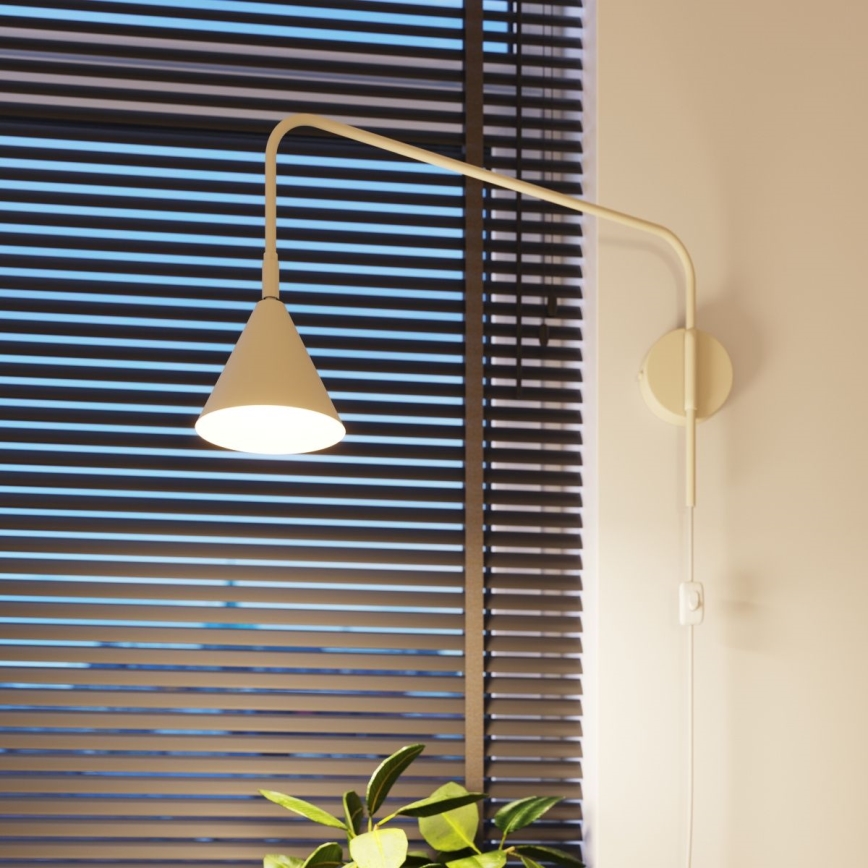 Applique murale NOX 1xE14/10W/230V crème