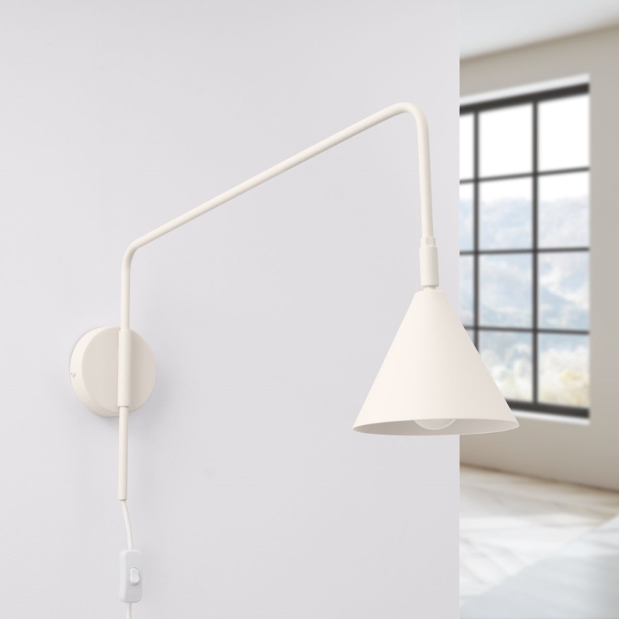 Applique murale NOX 1xE14/10W/230V crème