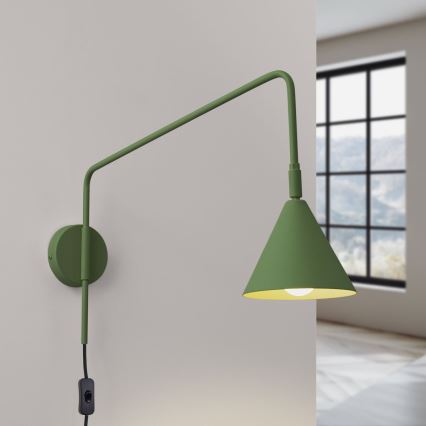 Applique murale NOX 1xE14/10W/230V vert
