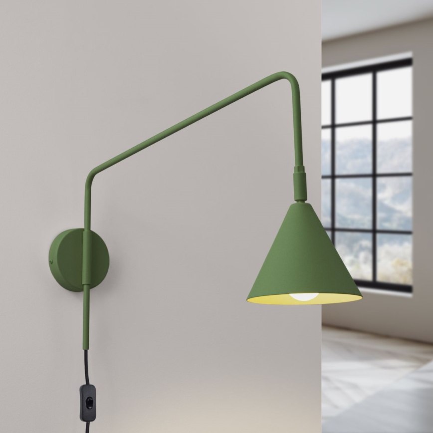 Applique murale NOX 1xE14/10W/230V vert