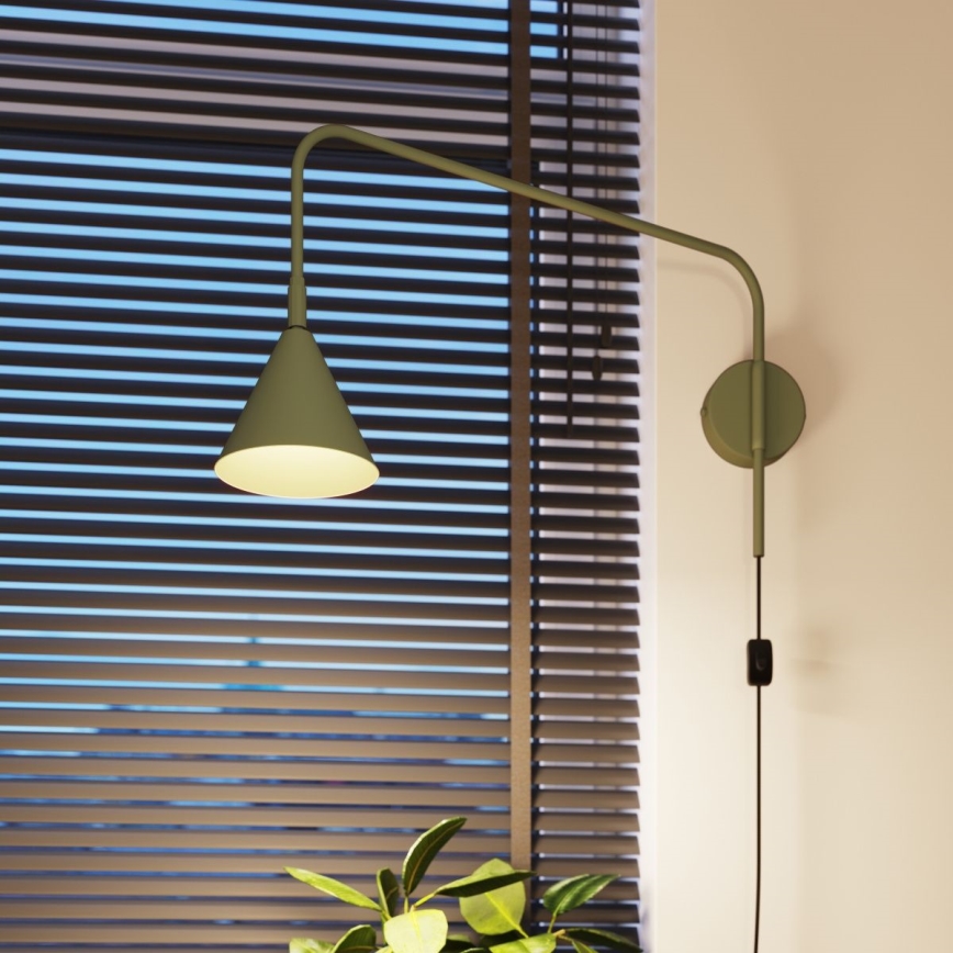 Applique murale NOX 1xE14/10W/230V vert