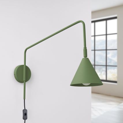 Applique murale NOX 1xE14/10W/230V vert