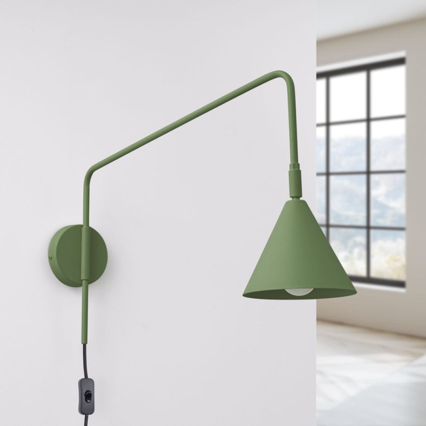Applique murale NOX 1xE14/10W/230V vert