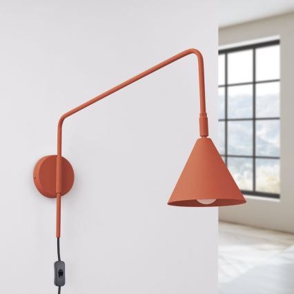 Applique murale NOX 1xE14/10W/230V orange