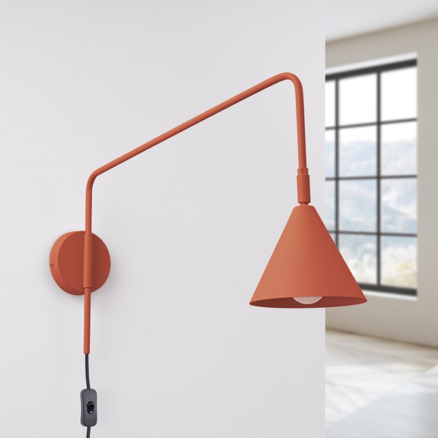 Applique murale NOX 1xE14/10W/230V orange