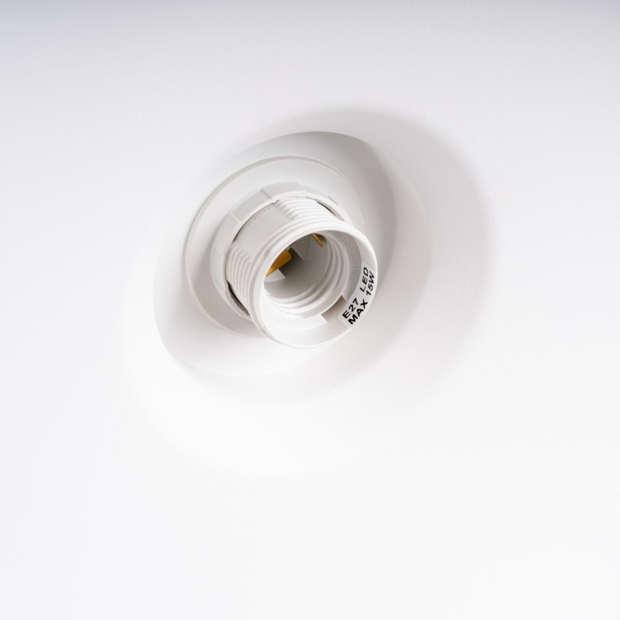 Suspension filaire BILO 1xE27/15W/230V d. 35 cm blanc